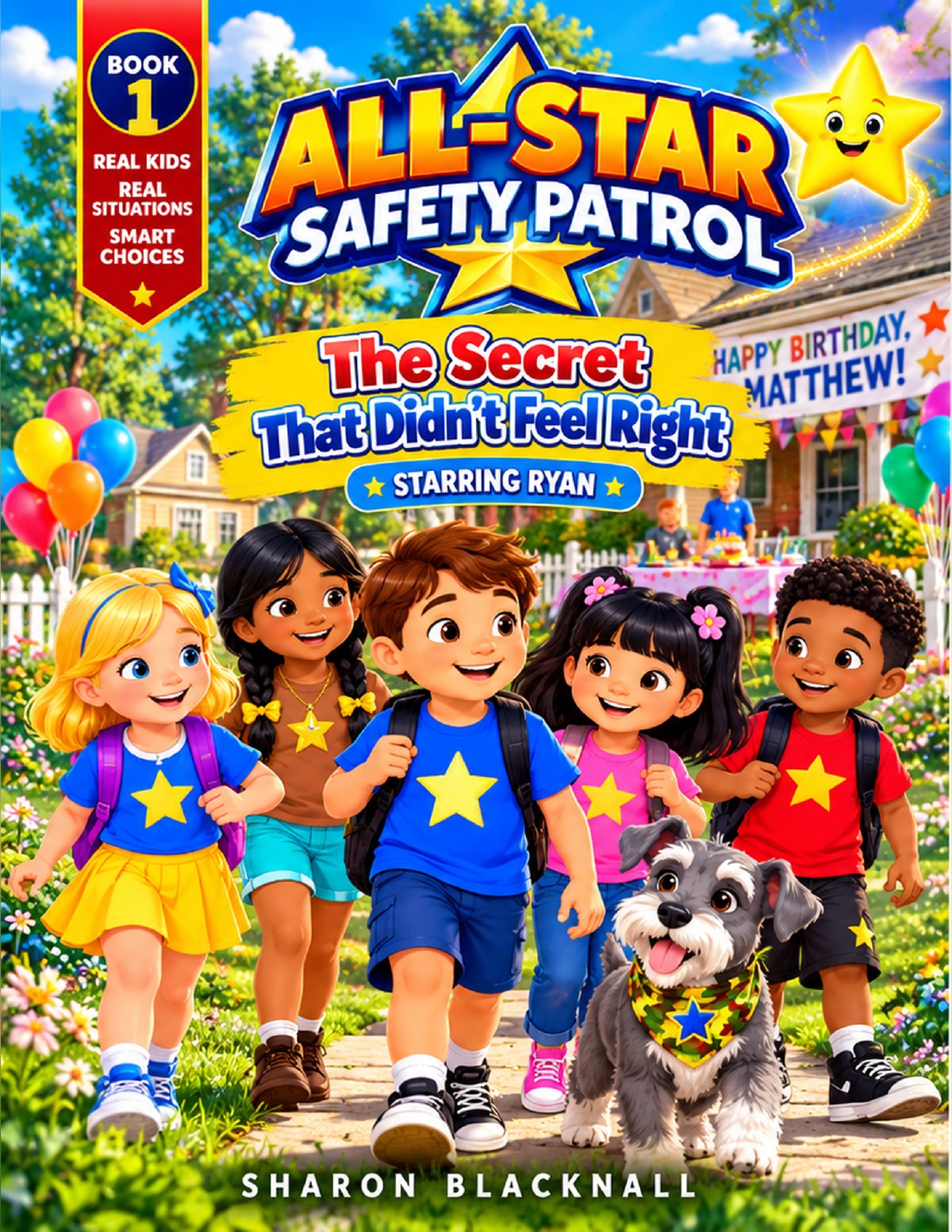 Front cover of All-Star Safety Patrol Book 1: The Secret That Didn't Feel Right